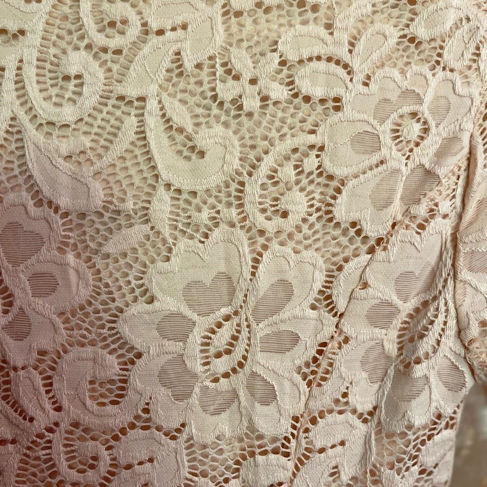 Forever 21 Pink lace mini dress.Size S - Picture 5 of 11